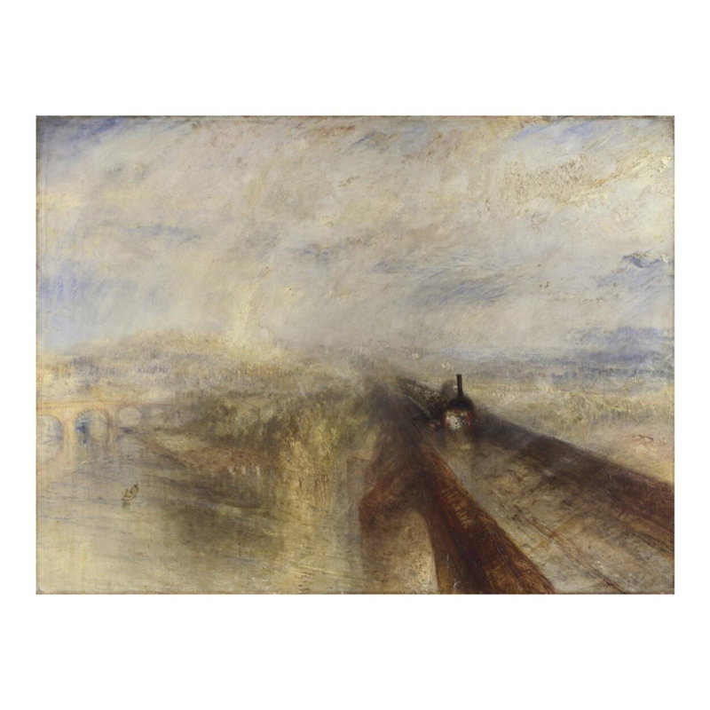 Pluie, vapeur et vitesse - Le chemin de fer Great Western par Joseph Mallord William Turner - Impression giclée