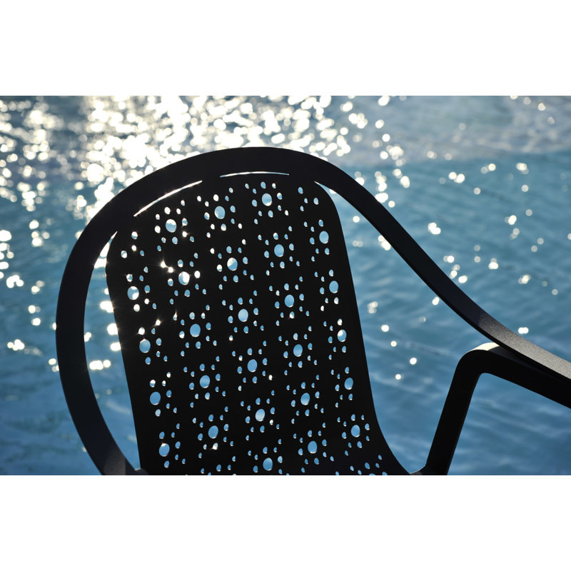 Tline Outdoor Lounge Chair, Graphite
