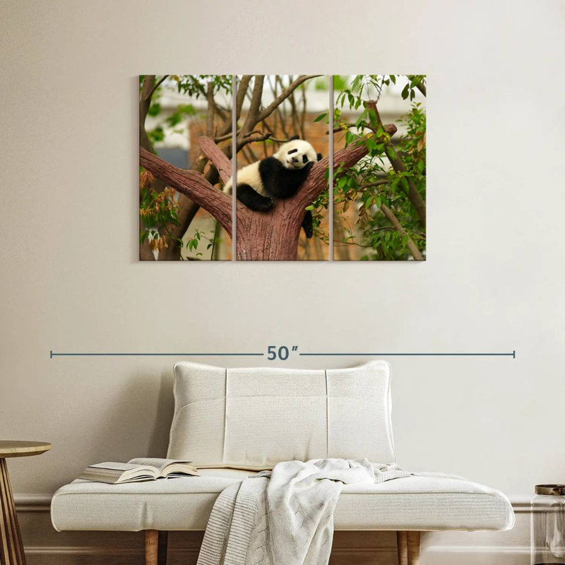 Brampt  Sleeping Baby Panda, 24" H x 38" W