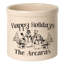 Personalized Snowman Family Ceramic Pot Planter-1924644053-1925943686
