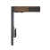 Nikole 42" Wide Industrial Rustic Solid Wood Metal Coat Rack With 5 Hooks And 1 Shelf