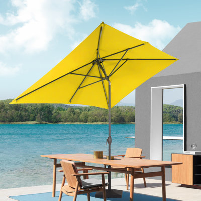 Sayah 107.7'' x 71.9'' Rectangular Market Umbrella