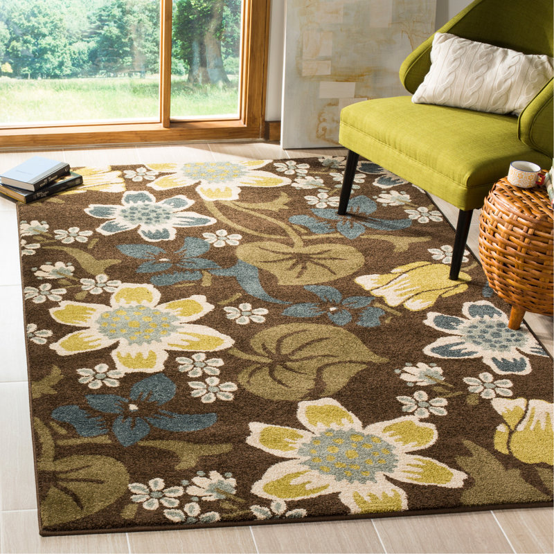 Hestia Performance Floral Rug, Rectangle 8' x 10'
