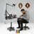 Workstation with LED Light