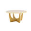 Table basse ronde en bois 36 po-667273292