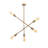 5 Lights Metal Body Sputnik Chandelier