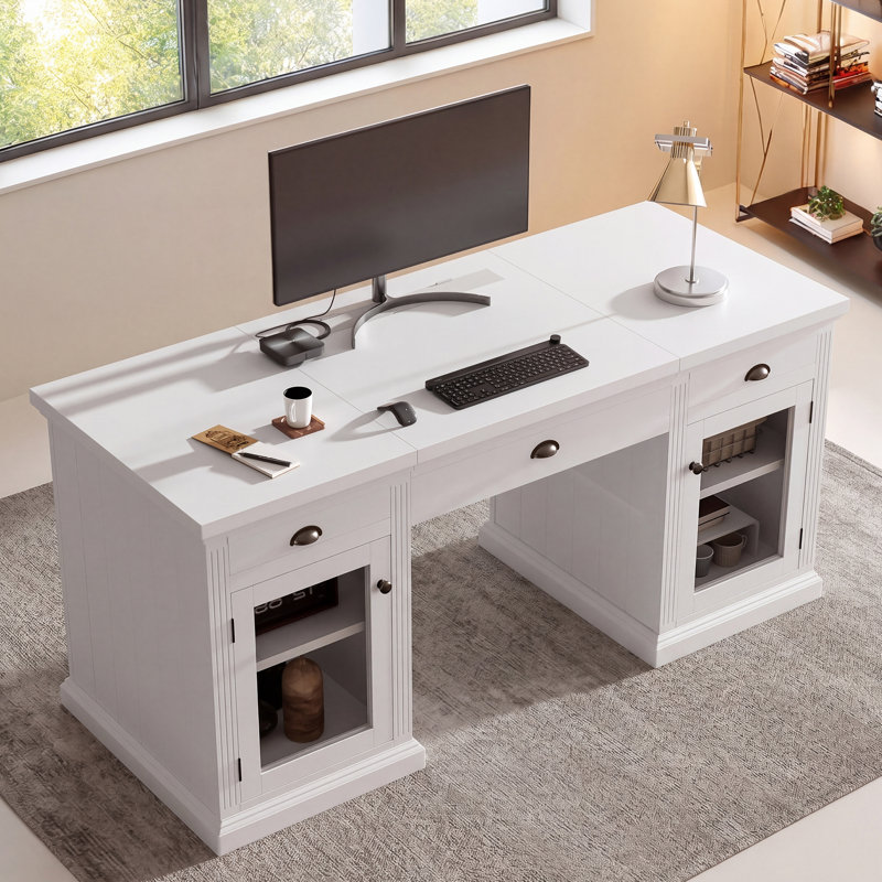 Bureau de direction moderne 67 "avec rangement et ports USB