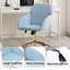 Chaise de bureau réglable, chambre à coucher à domicile, chaise pivotante ergonomique, siège à dossier, confortable pour les longues séances-133341274-133341275