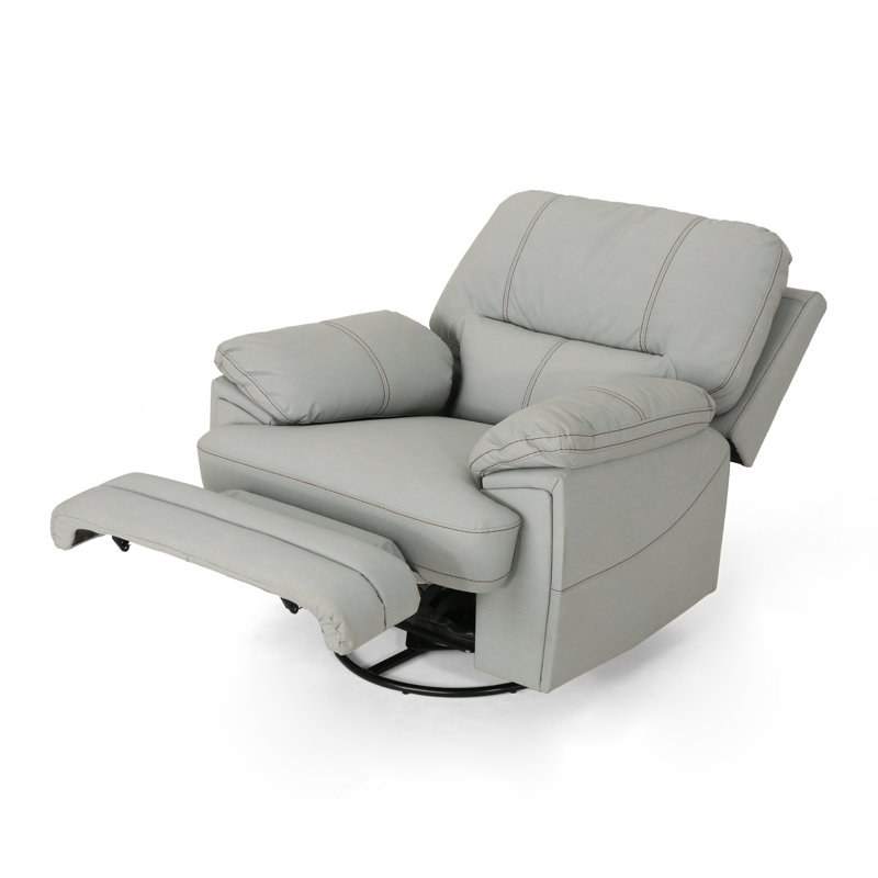 Fauteuil inclinable électrique pivotant de 39,5 po Penovich, Gris clair