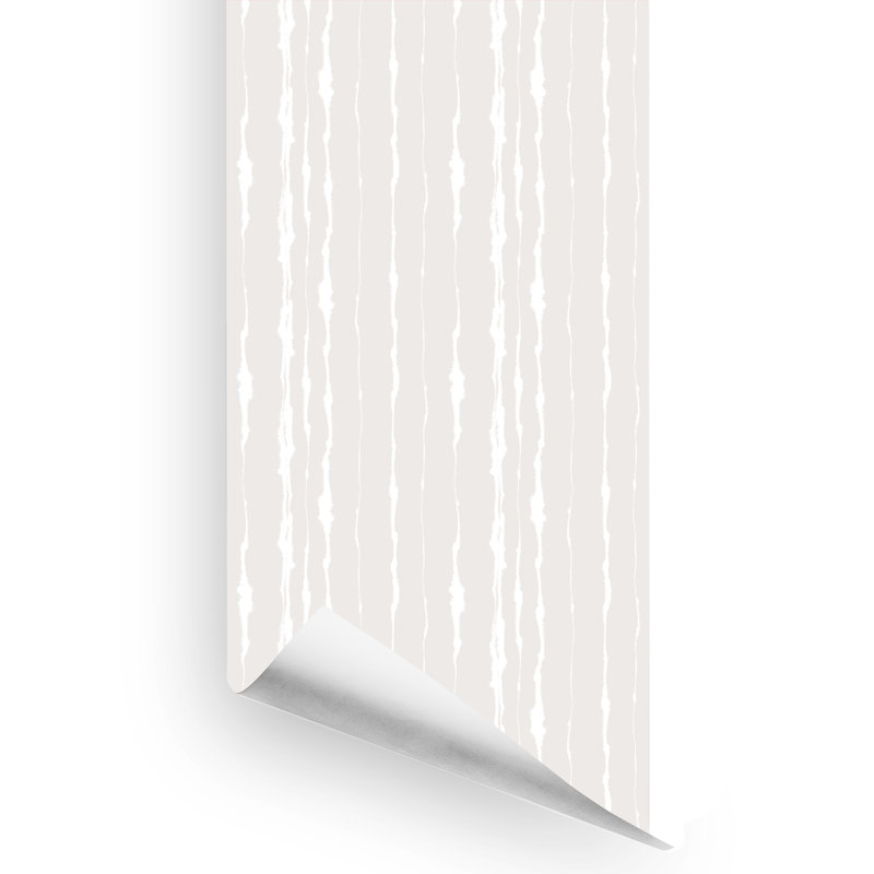 Panneau de papier peint adhésif L 10 pi x l 24 po Faymon, Neutre
