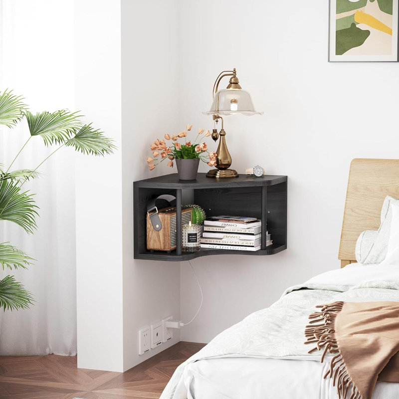 Helny Corner Shelf, Black