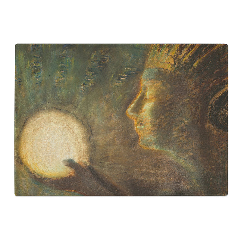 Friendship by Mikalojus Konstantinas Chopping Board, 0.4cm H x 20cm W x 28.5cm L
