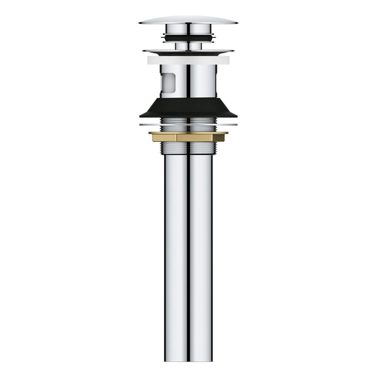Universal Pop-Up Bathroom Sink Drain with Overflow