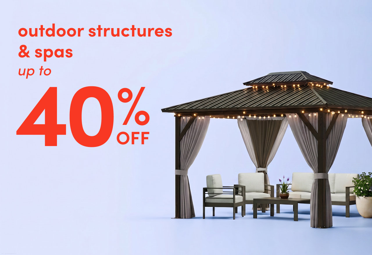 outdoor structure & spa clearance