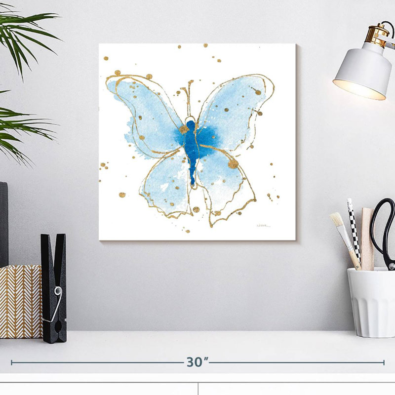 Papillons dorés Brampt V, H 16 po x l 16 po