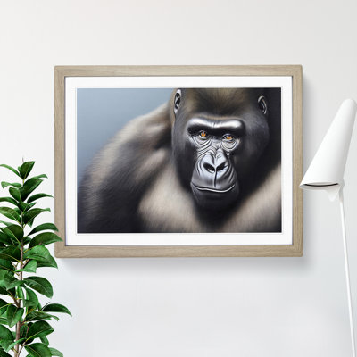 XH1022-8895X The Blessed Gorilla - Single Picture Frame Print