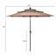 Parasol de marché Gomer-276267952