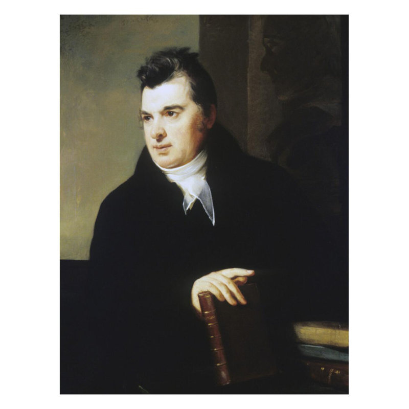Portrait de David Hosack M.D. par Thomas Sully - Estampe numérique, H 28 po x l 22 po