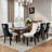 Modern Velvet Tufted Solid Wood Kitchen Chairs Upholstered Dining Chairs Set of 8-1929409418-1929409469