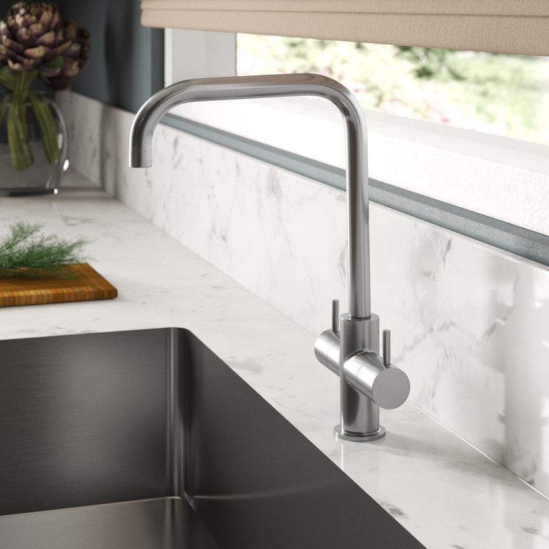 Piralla Cox Kitchen Faucet, Brushed Nickel