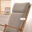 Chaise berçante en bois massif Nordic