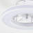 16'' Compact Ceiling Fans With Dimmable LED Lights And Remote Control, 3 Colors
