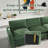 100" Modern Chenille 3-Seater Sofa-1627259052