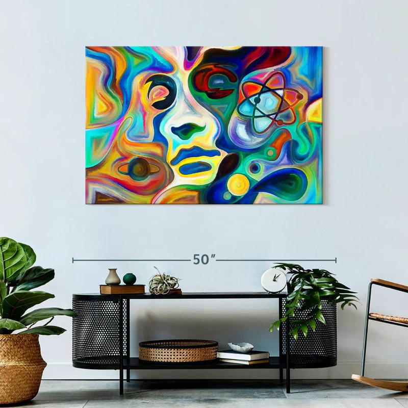 Avery Abstract Galaxy, 30" H x 45" W
