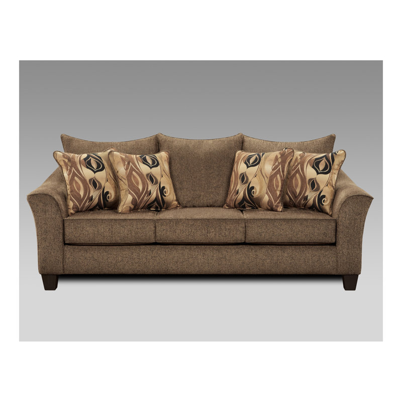 Cafe Fabric Pillowback Sofa