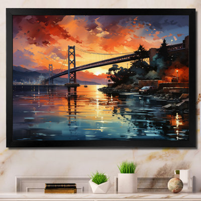 " Pink Bridge Twilight Passage II "
