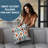 Americanflat Throw Pillow - Sewn-In Insert - Polyester - Diamond Pattern-111448414-111448417
