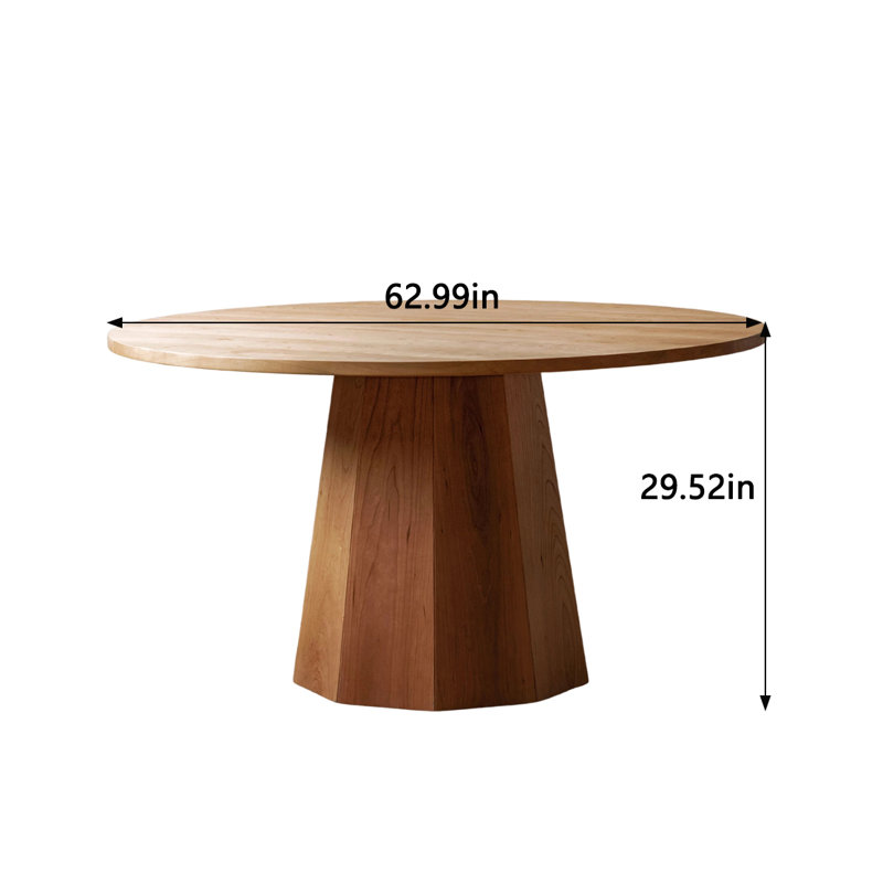 Table de salle à manger Leodora, L 62,99 po x L 62,99 po
