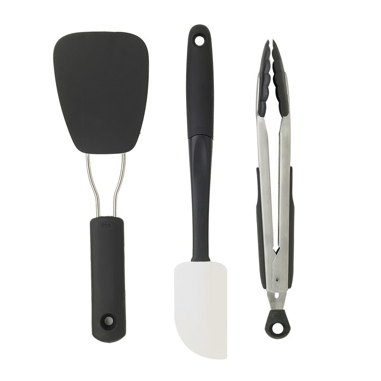 OXO Good Grips 3 Piece Utensil Set - Safe for Nonstick Cookware