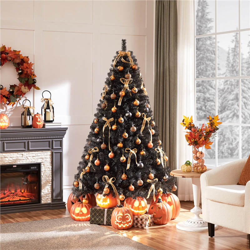 Artificial Spruce Cashmere Christmas Tree, 6'
