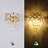 Modern Golden K9 Crystal Wall Lamp