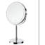 Miroir de maquillage éclairé 3000 mah rechargeable avec miroir grossissant à double face avec miroir de coiffeuse rotatif à 3 couleurs Luminosité réglable grossissement Miroir lumineux