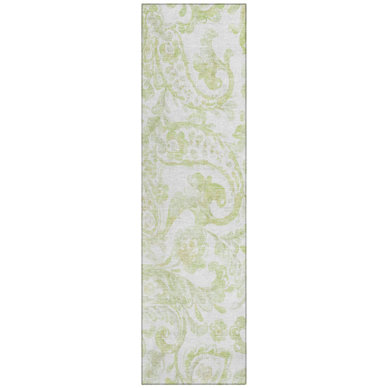 Shikela Washable Paisley Indoor / Outdoor Rug