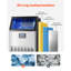 Machine à glaçons commerciale autoportante 100 lb / 24 H 45 cubes de glace
