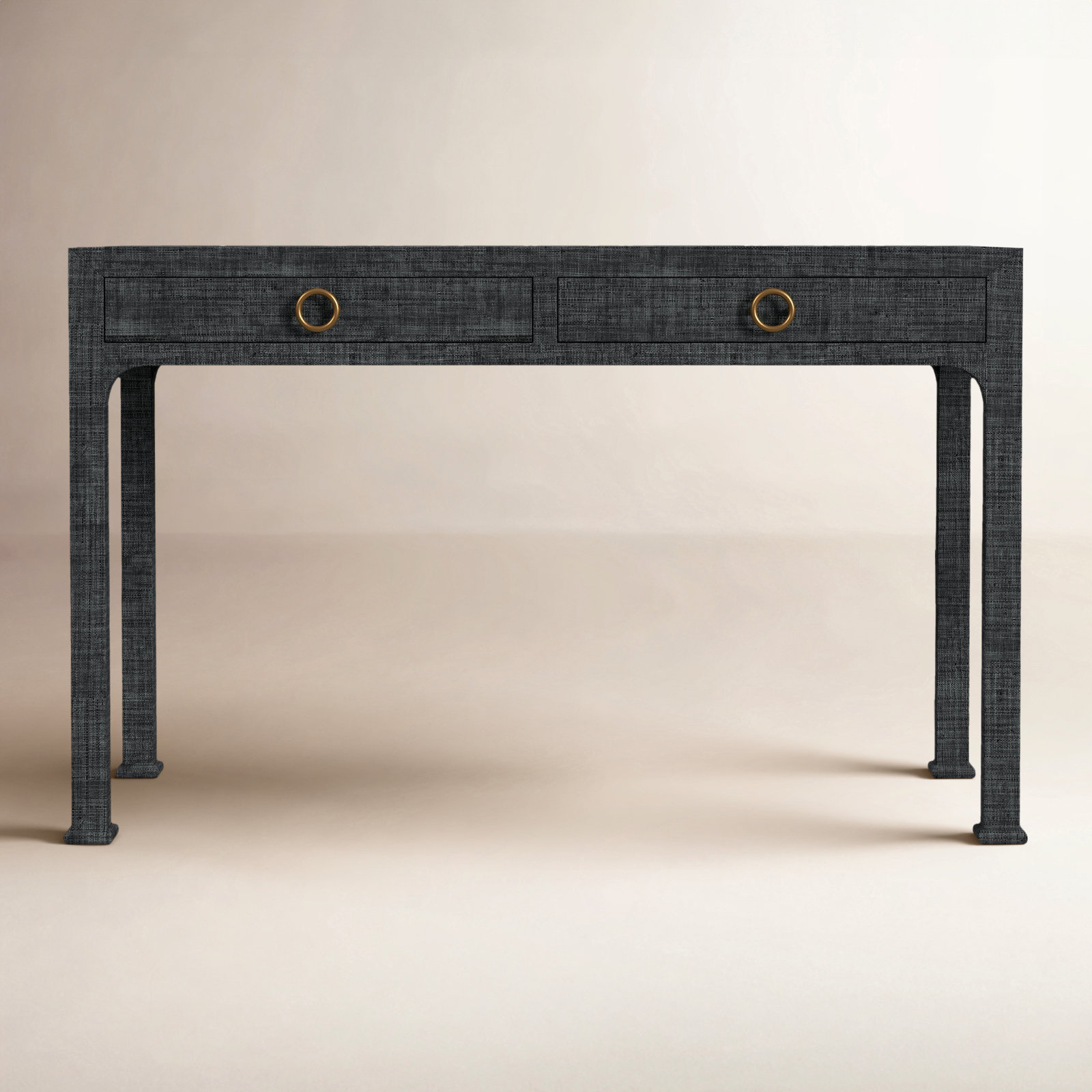 Keidy 47" Writing Desk, Charcoal Gray