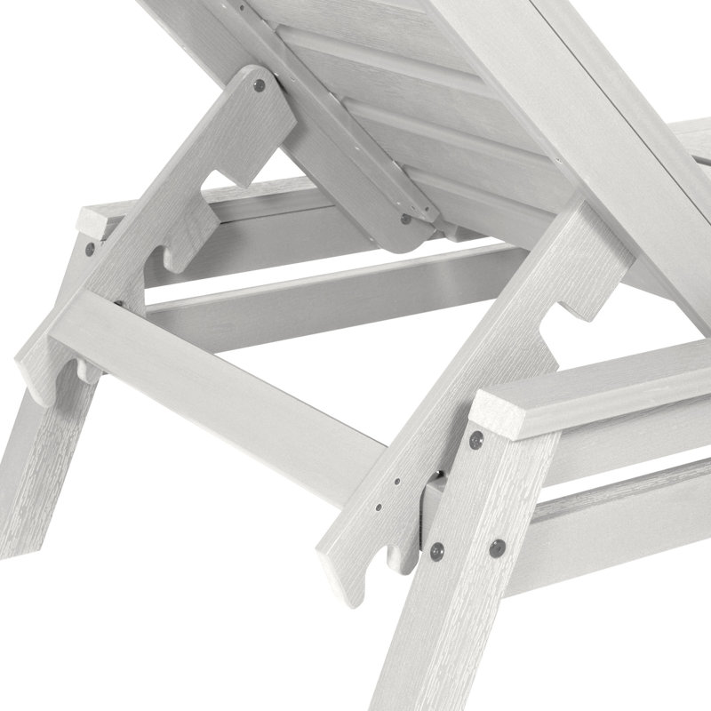 Méridienne longue inclinable 74,7 po Jiwoo, Blanc