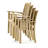 Stacking Teak Patio Dining chair