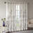 Exquisite Burnout Printed Single Window Curtain Panel