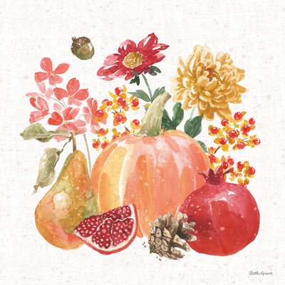 " Harvest Bouquet VI " Painting Print