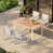 Bois de teck / blanc
