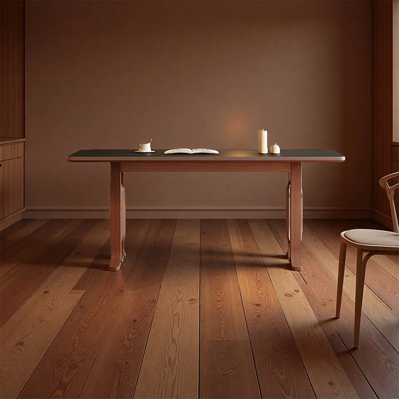 Elegant and unique slate dining table, 29.52"H x 78.74"L x 35.43"W