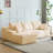 Compression-Boneless 96" L-Shaped Cloud Sectional Sofa with Oversized Chaise, Modular Corduroy Couch for Living Room , Deep Seat No Assembly Required（Black.Left Hand Facing)-491833093-499844872