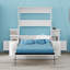 Lit mural peu encombrant avec canapé et armoires de rangement pour chambre d'amis-609105637