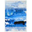 Blue Sky 2' Framed Print on Glass