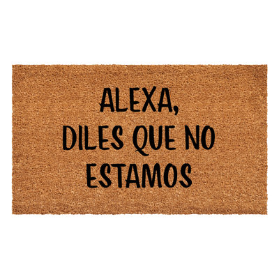 Alexa, diles que no estamos Doormat