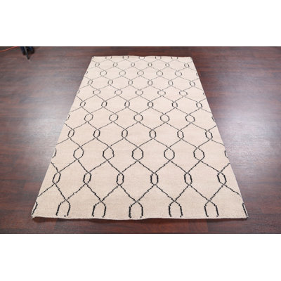 Laussat Wool Geometric Indoor Rug